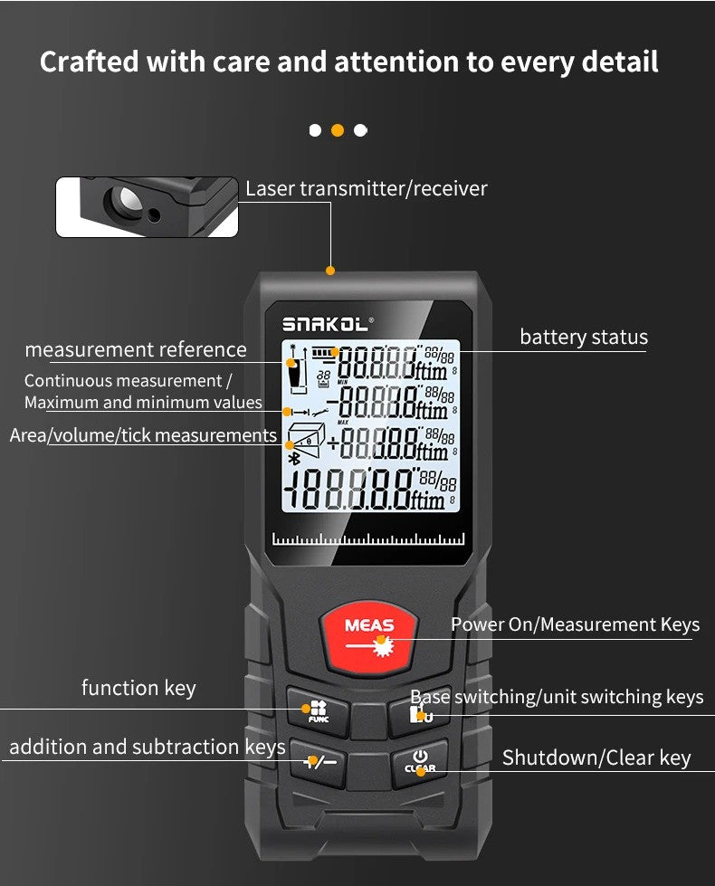 Laser Distance Meter 50m 70m 100m 120m