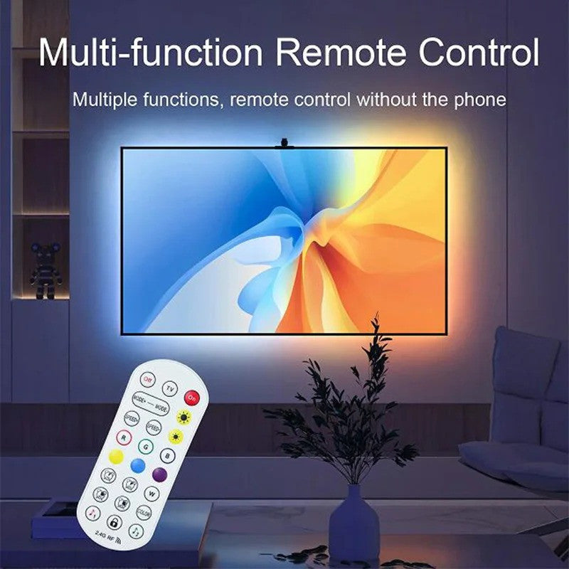 RGBIC LED TV Backlight Strip With Camera App Control