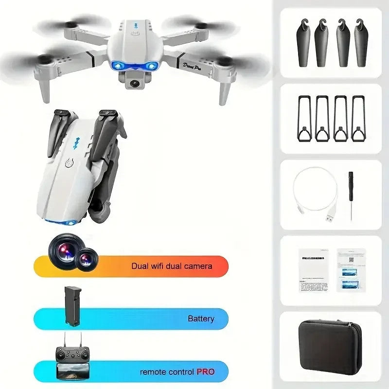 Foldable Remote Control Dual Camera Drone