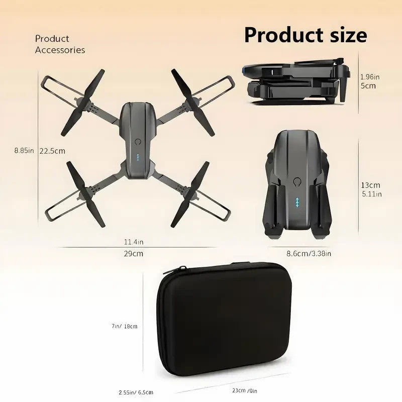 Foldable Remote Control Dual Camera Drone