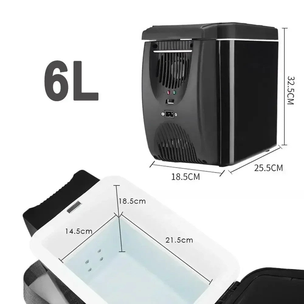 Car Refrigerator Mini Fridge Portable Freezer 12V DC