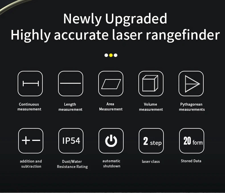 Laser Distance Meter 50m 70m 100m 120m
