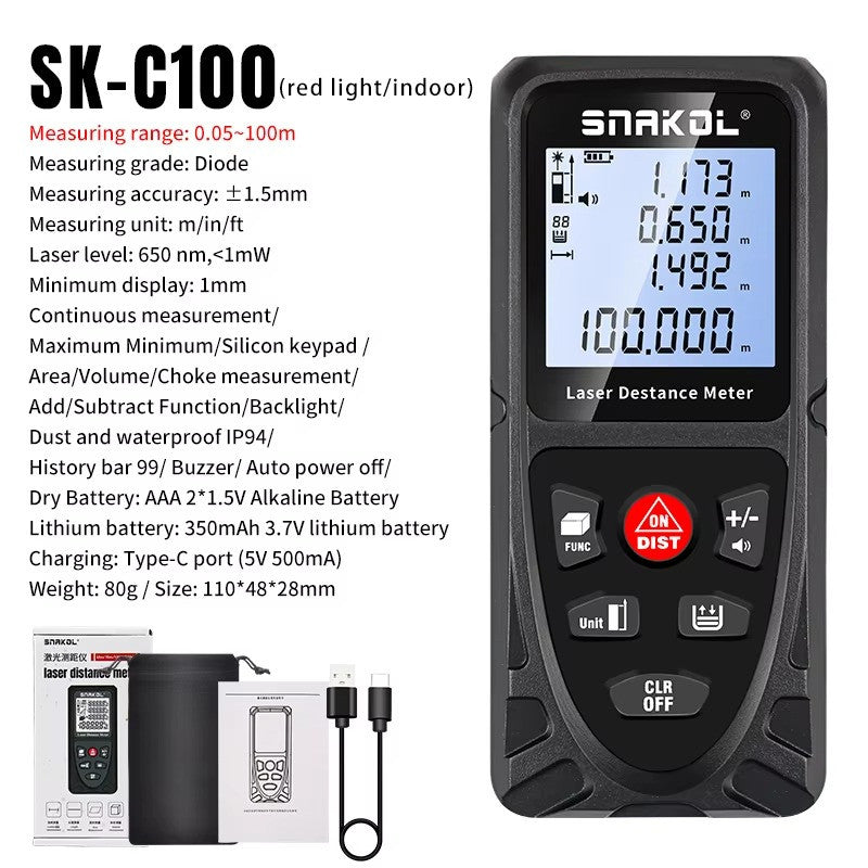 Laser Distance Meter 50m 70m 100m 120m