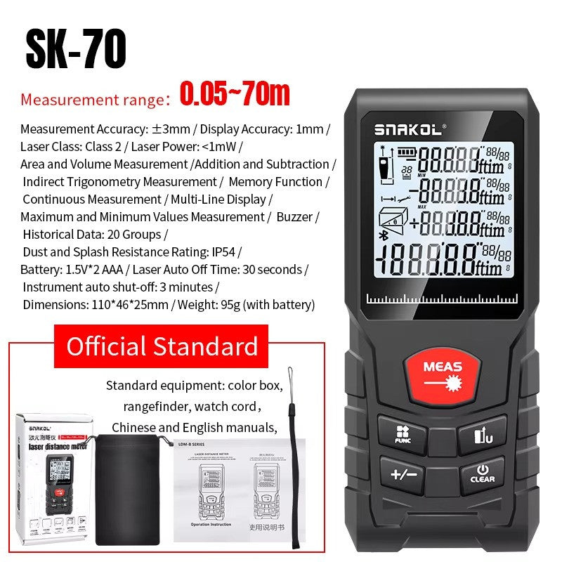 Laser Distance Meter 50m 70m 100m 120m