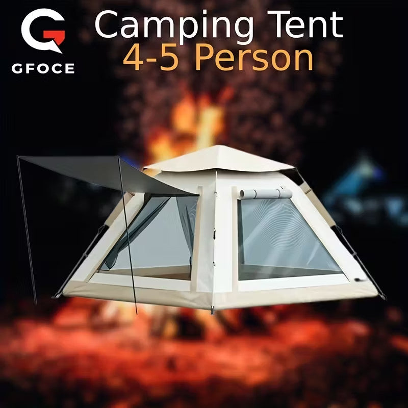Instant Pop Up Camping Tent Automatic Canopy Waterproof Big Family 4-5 People