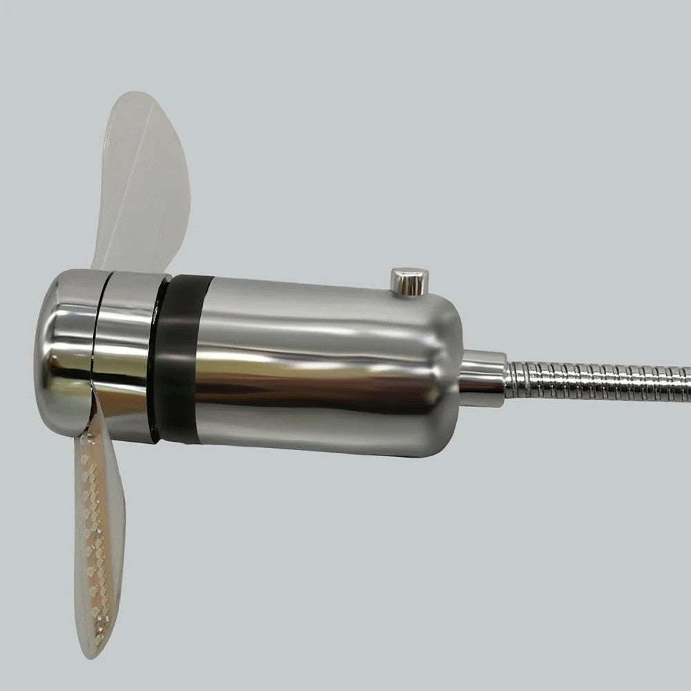 USB Clock Fan with Real Time Clock & Temperature Display Function