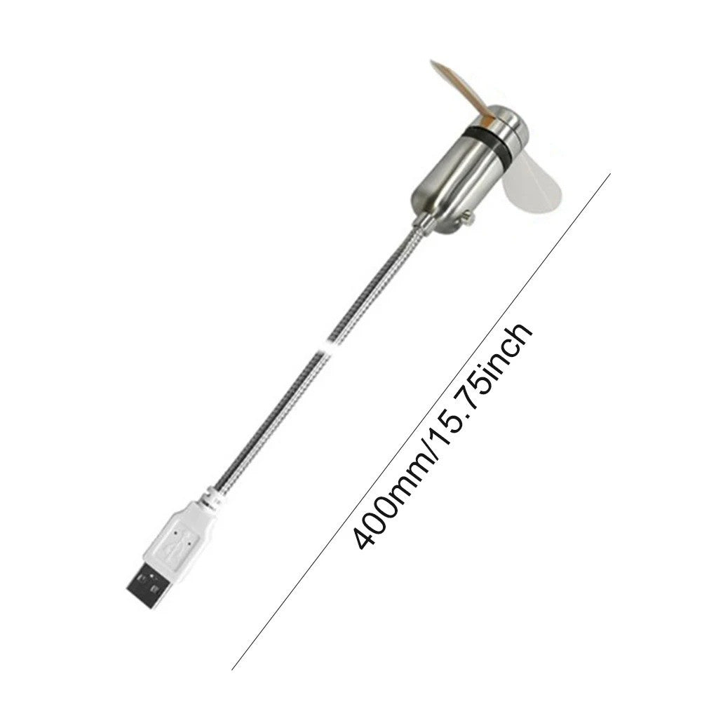 USB Clock Fan with Real Time Clock & Temperature Display Function