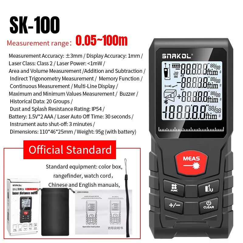 Laser Distance Meter 50m 70m 100m 120m