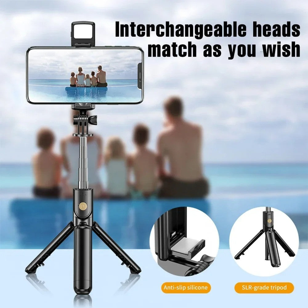 Handheld 360 Degree Flexible Stick Tripod With Wireless Remote Control