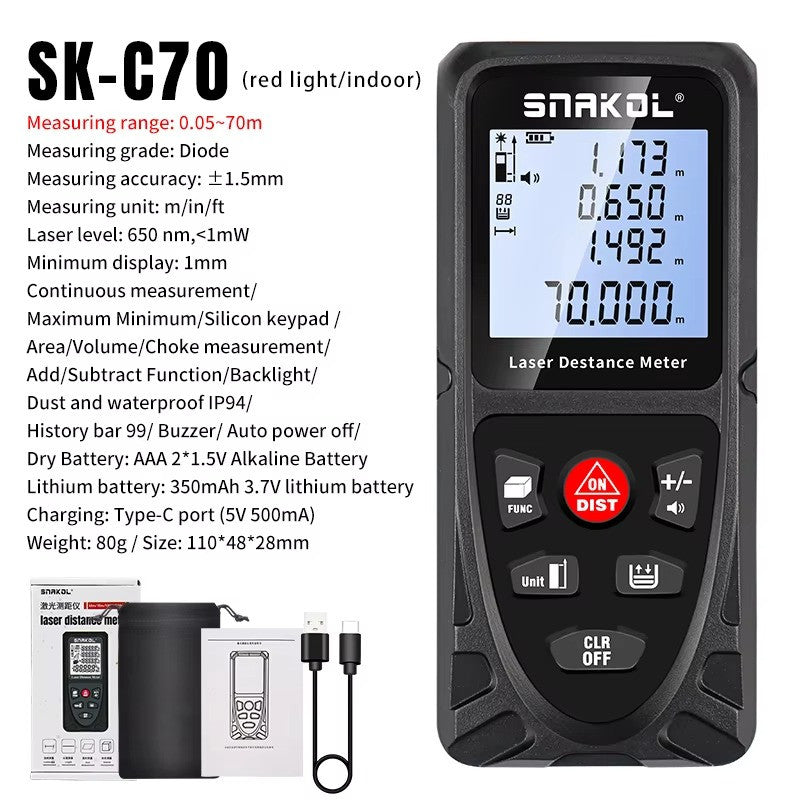 Laser Distance Meter 50m 70m 100m 120m
