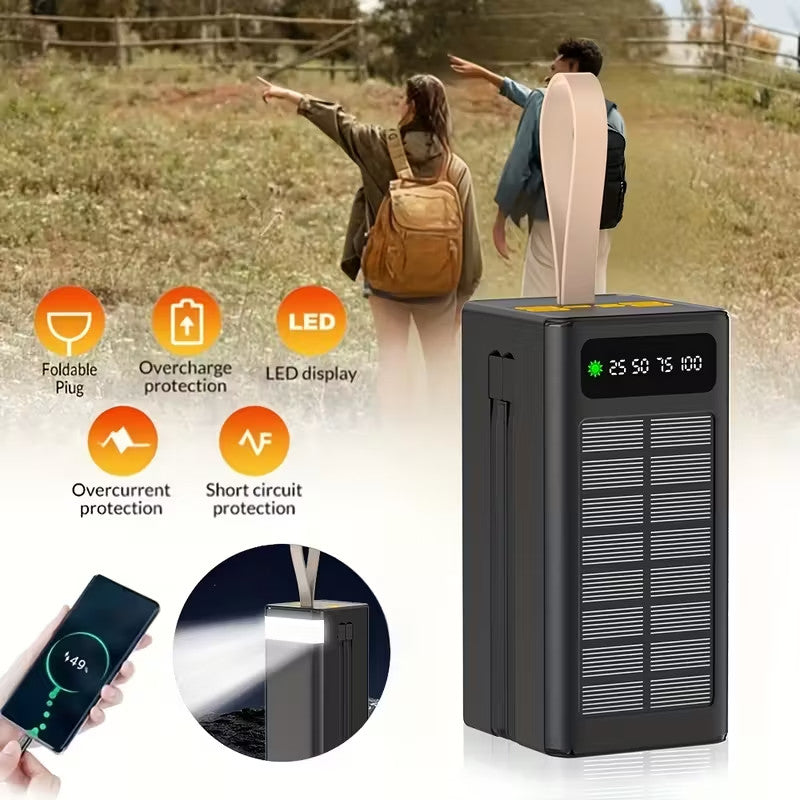 Solar-powered Large-capacity Power Bank 60000mAh