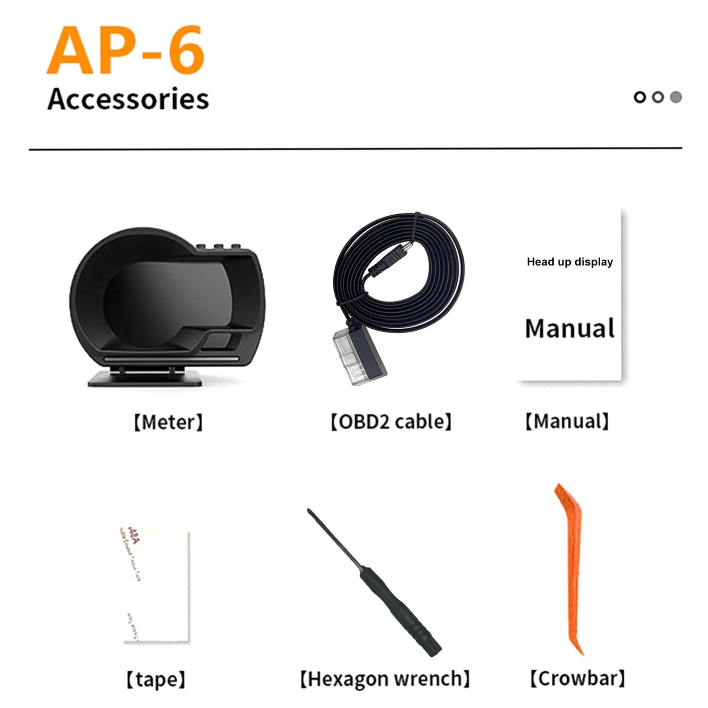 Car Head up Display, OBDⅡ + GPS Smart Gauge