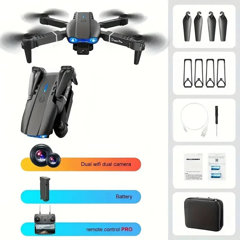 Foldable Remote Control Dual Camera Drone