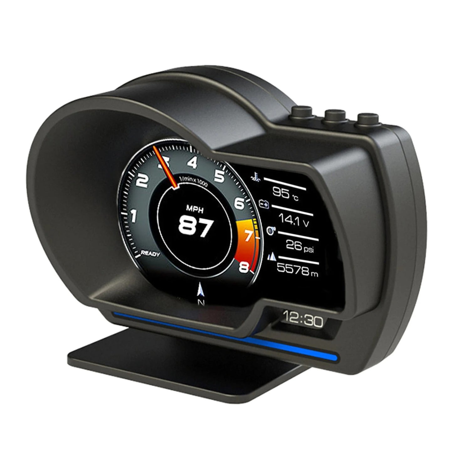 Car Head up Display, OBDⅡ + GPS Smart Gauge