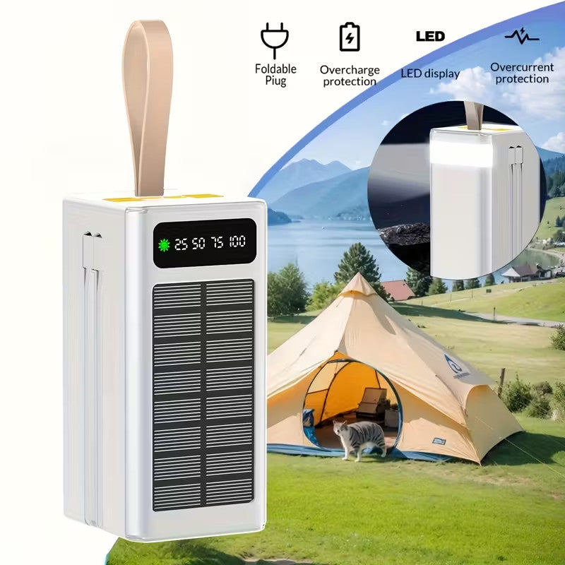 Solar-powered Large-capacity Power Bank 60000mAh