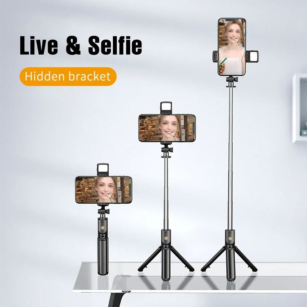 Handheld 360 Degree Flexible Stick Tripod With Wireless Remote Control