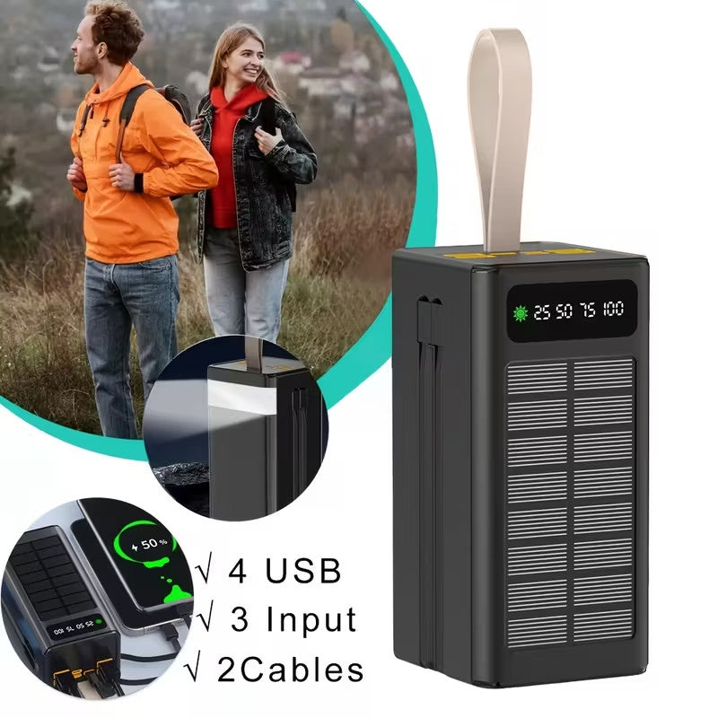 Solar-powered Large-capacity Power Bank 60000mAh