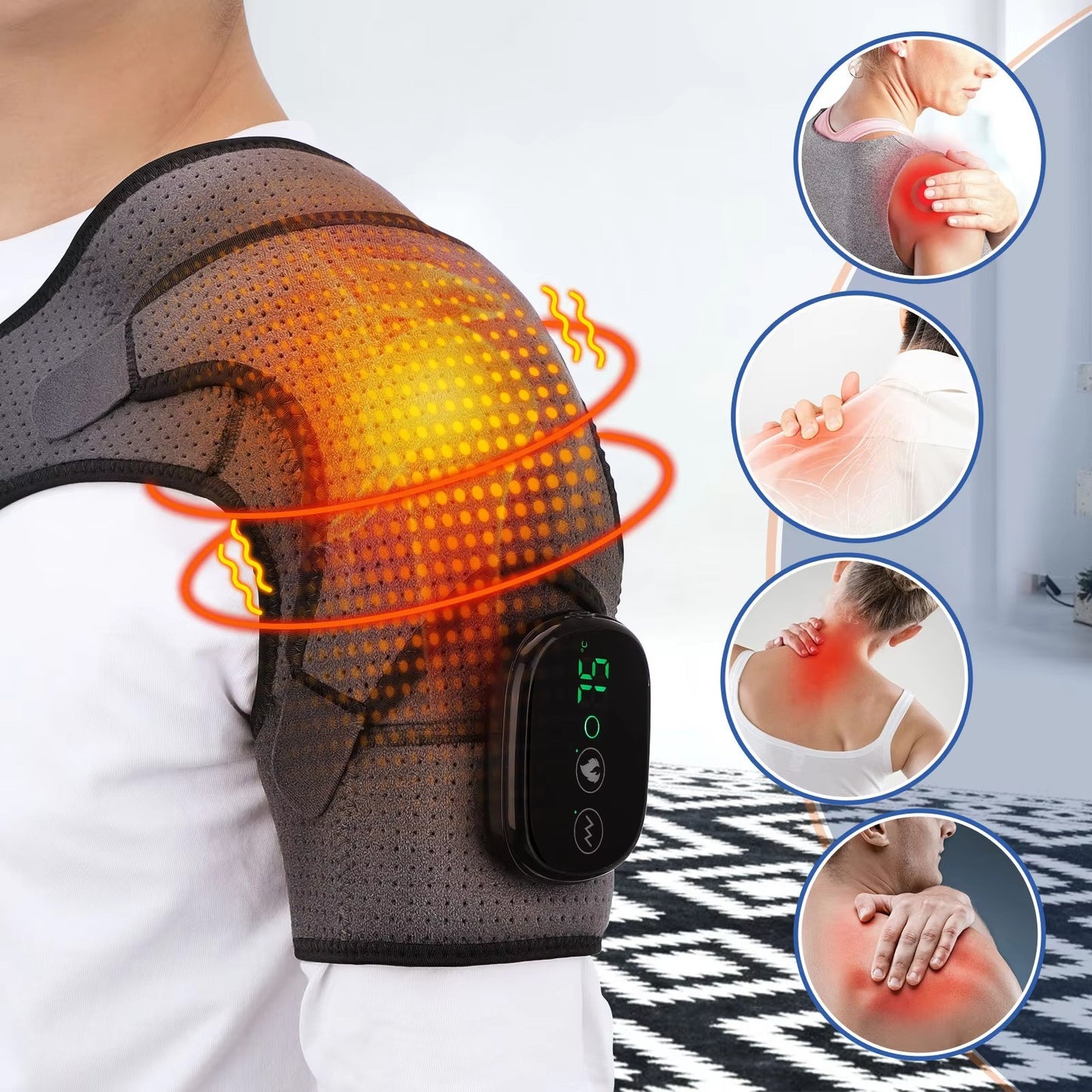 Electric Shoulder Heating And Massager