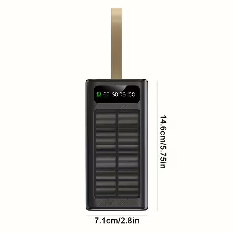 Solar-powered Large-capacity Power Bank 60000mAh