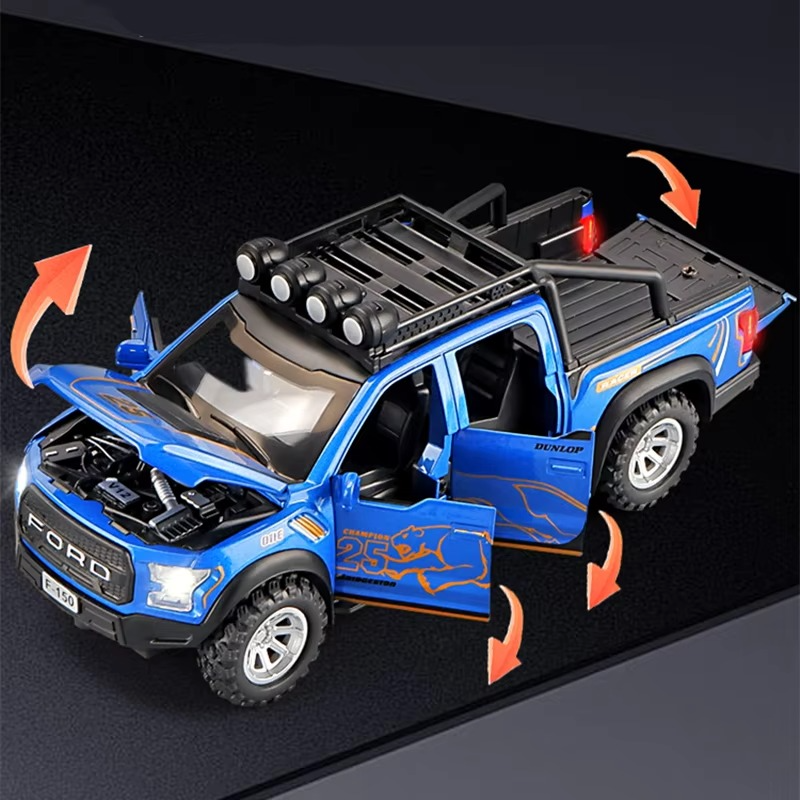 1:32 Ford Raptor F150 Alloy Pickup Car Model - TuffKit