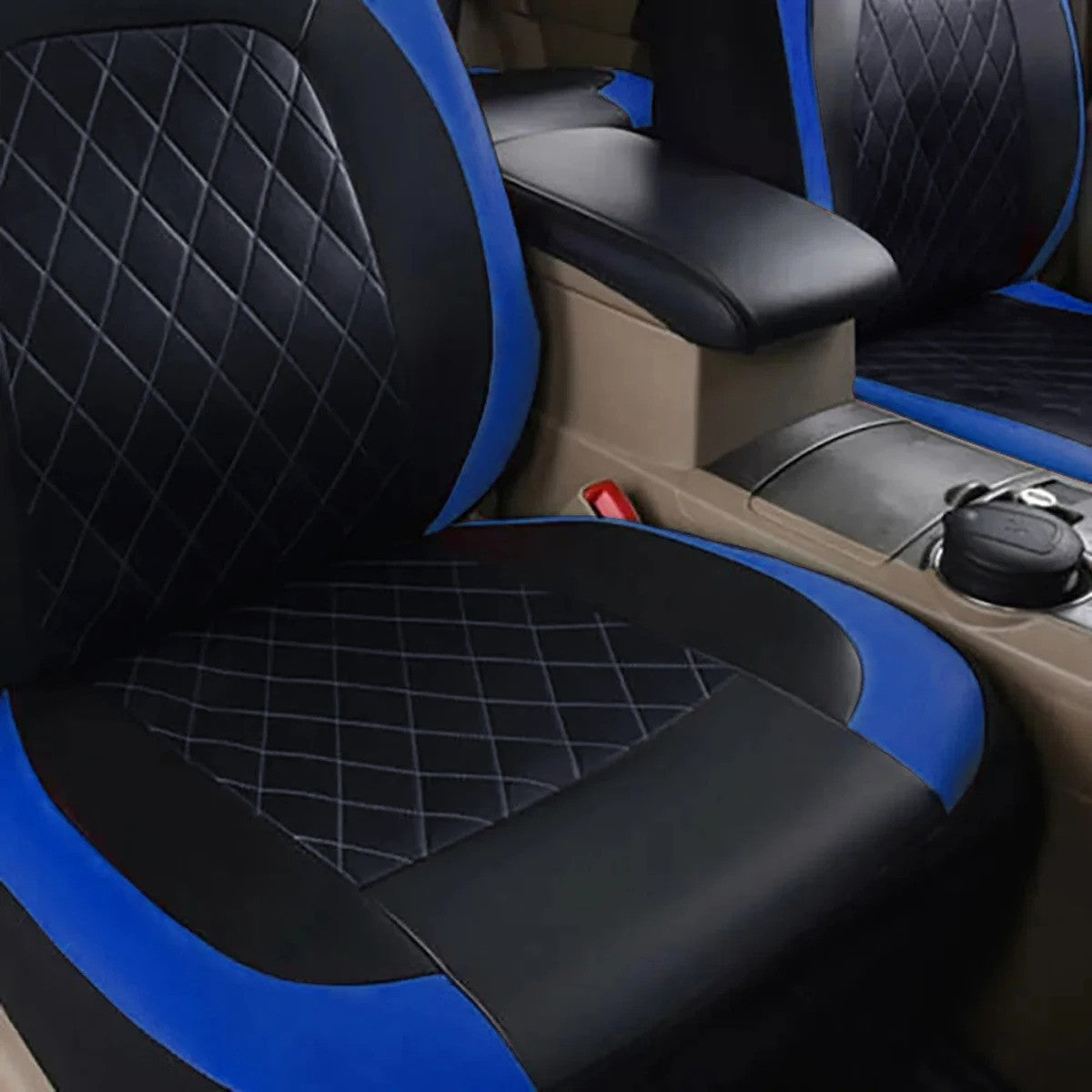 Quited PU Leather Car Seat Cover