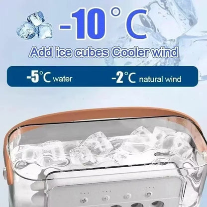 3 In 1 Portable Mini Fan AIr Conditioner With LED Night Light