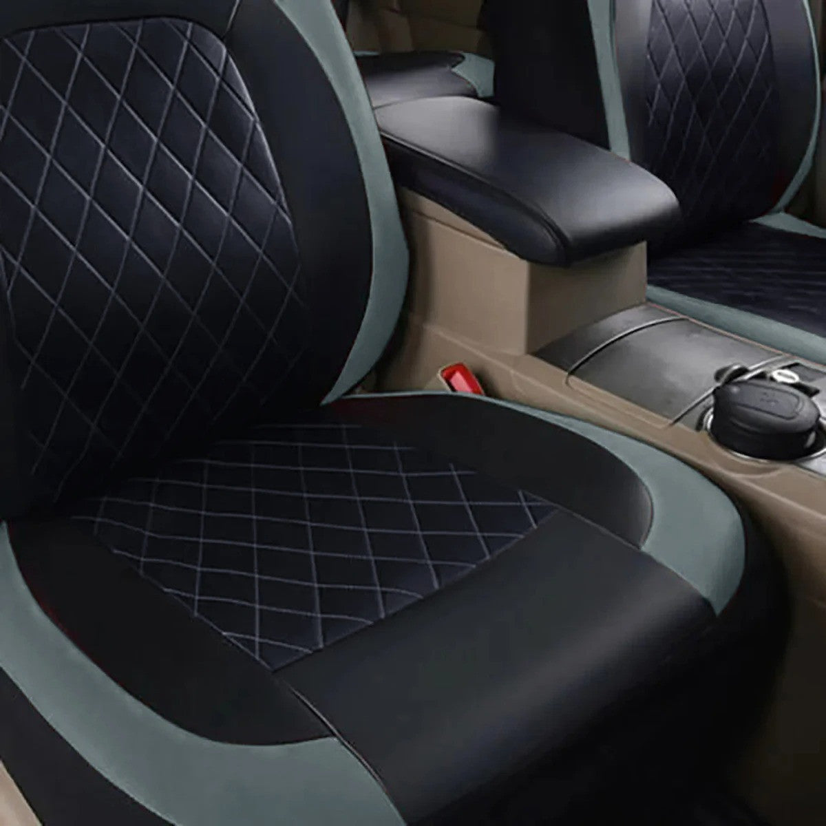 Quited PU Leather Car Seat Cover