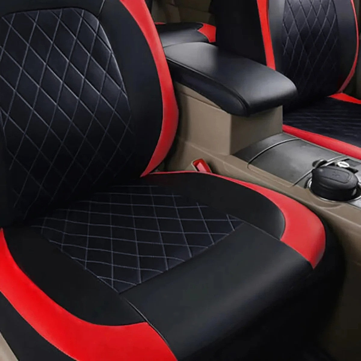Quited PU Leather Car Seat Cover