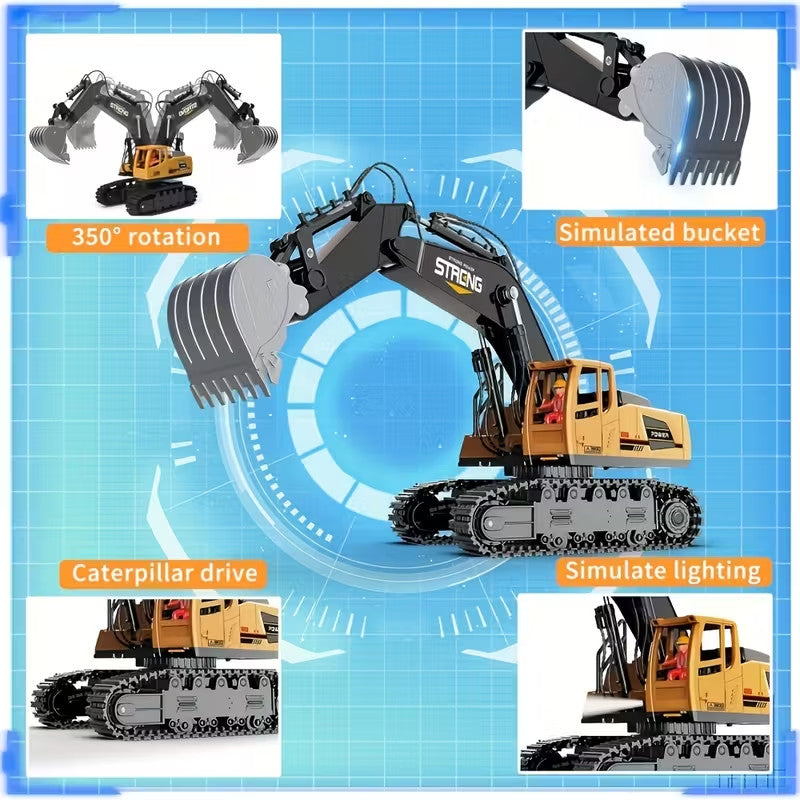 Remote Control Excavator Toy