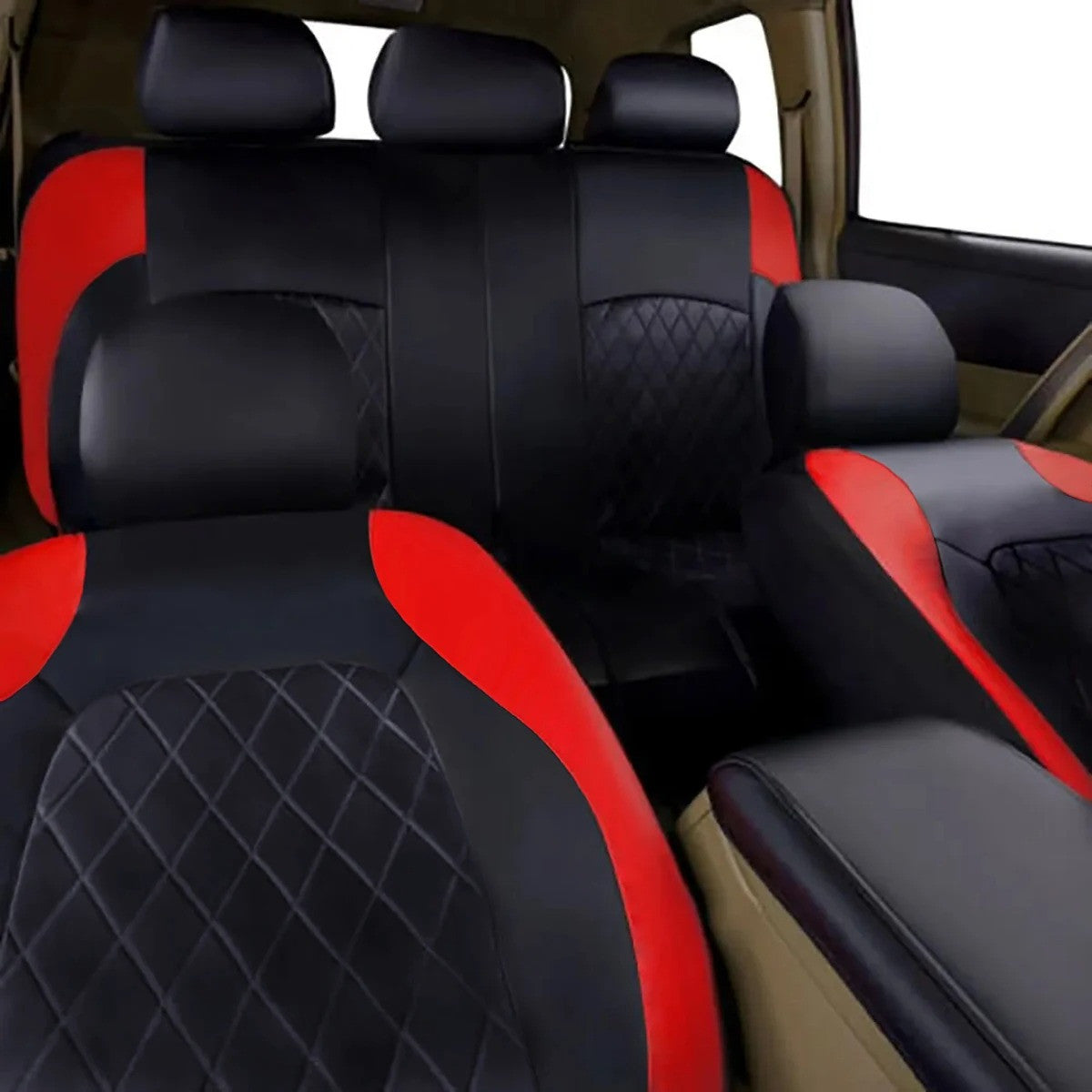 Quited PU Leather Car Seat Cover