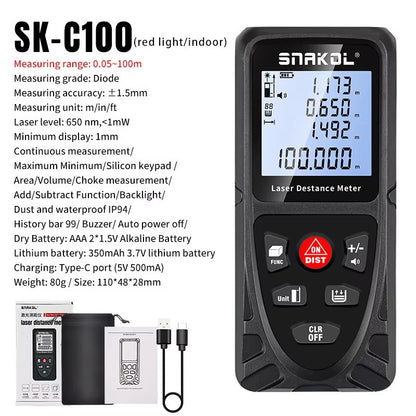 Laser Distance Meter 50m 70m 100m 120m