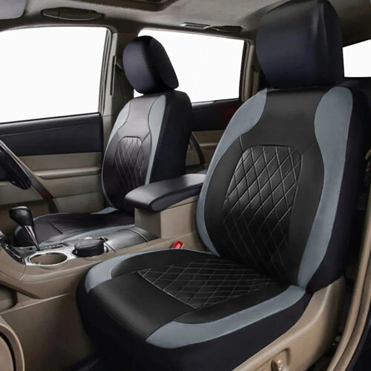 Quited PU Leather Car Seat Cover