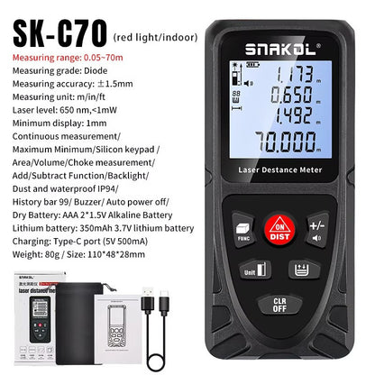 Laser Distance Meter 50m 70m 100m 120m