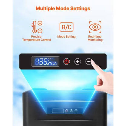 Portable Car Refrigerator Freezer 15L Single Zone Compressor Insulated