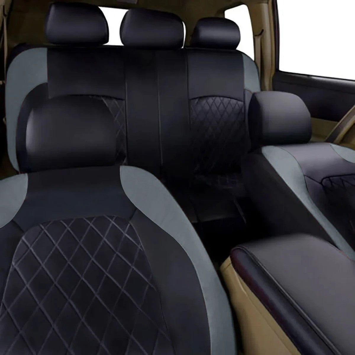 Quited PU Leather Car Seat Cover