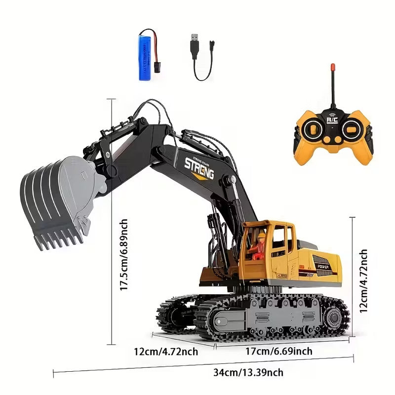 Remote Control Excavator Toy