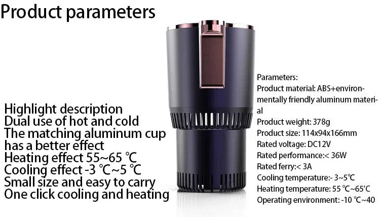 12v Cooling And Heating Can Holder
