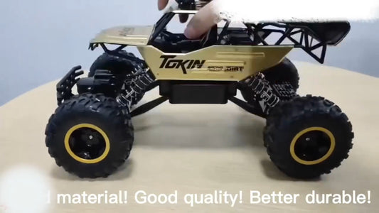 RC Cars Remote Control Car 1:16 Off Road Truck Metal Shell LED Headlights